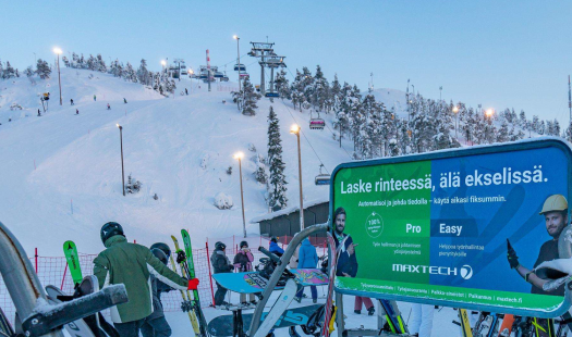 Maxtechin hiihtokeskuskampanja toimi erinomaisesti.